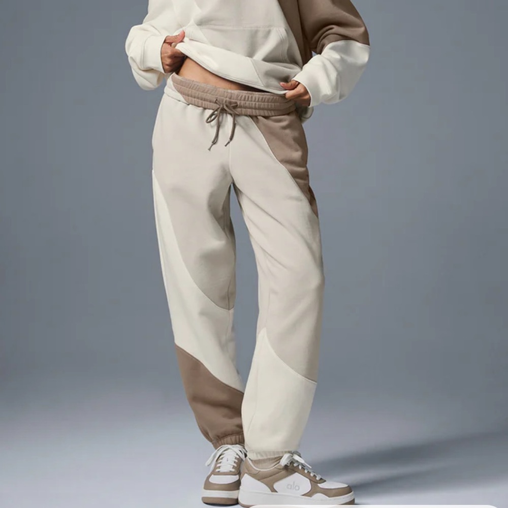 Make Waves Sweatpant - Ivory/Bone/Gravel
